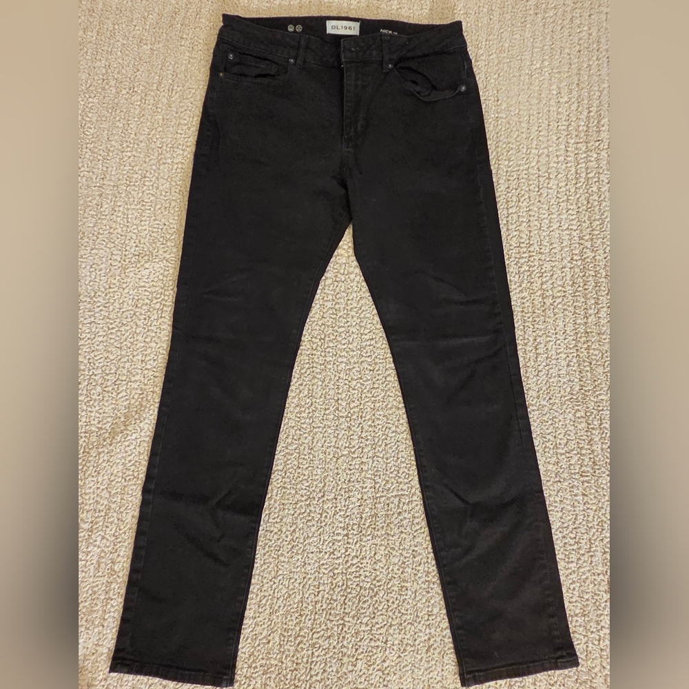 DL1961 Men's Slim Straight Jeans - Black